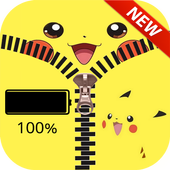 Pikachou Go Zipper Lock Screen icon