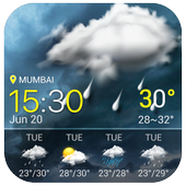 Live Weather App - Clock Widget for Android icon