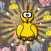 Forest animals match 3 games icon