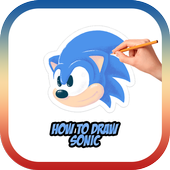 How To Draw Sonic icon