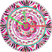 Pongal Rangoli Clock icon