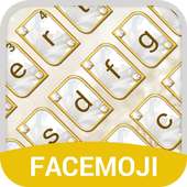 Tema de teclado emoji de ouro diamante on 9Apps