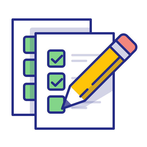 Exam maker (create quiz/test) icon
