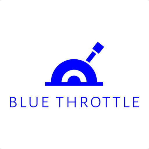 blue throttle - flight simulator icon