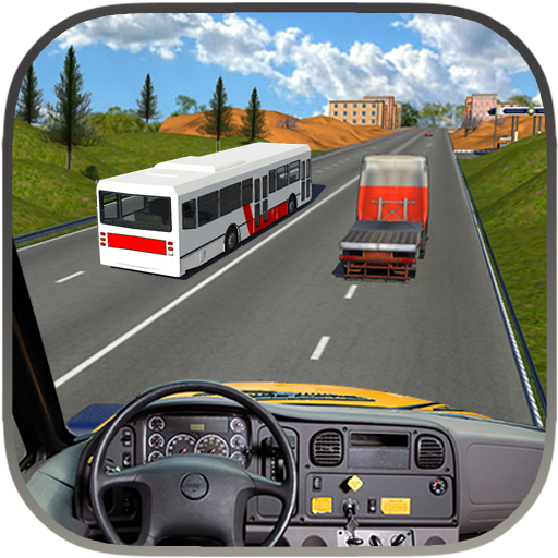 Racing In Bus 3D icon