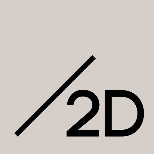 /2D Two Dimensional أيقونة