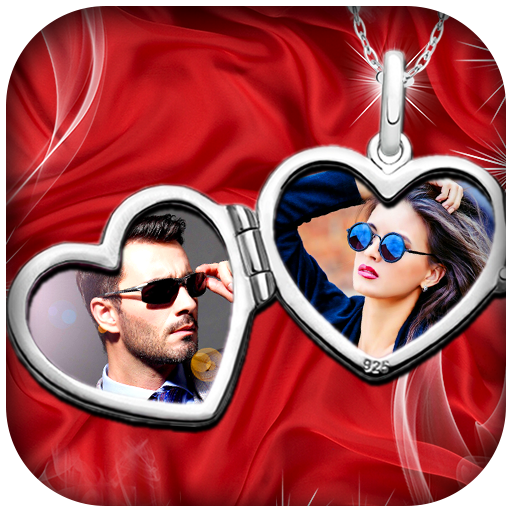 Romantic Love Locket Photo Frames 2019 icon