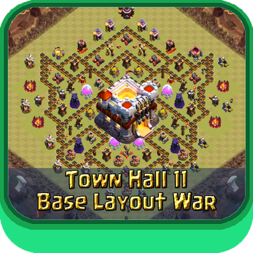 Town Hall 11 Base Layouts War icon
