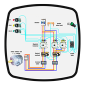 Star Delta Wiring Diagram иконка