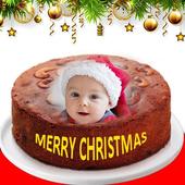 Christmas Cake with Name and Photo icon