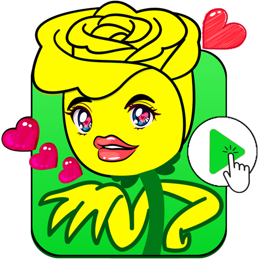 Animated Flowers Stickers For WhatsApp icon