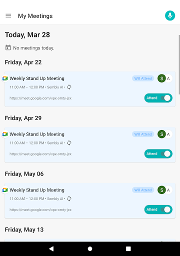 Sembly: AI Meeting Notes screenshot 5
