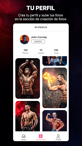 Cuerpo Constructor Foto Editor screenshot 7