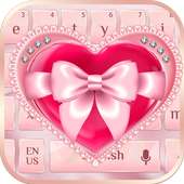 Pink Love keyboard on 9Apps