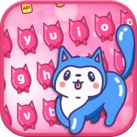 Cat Love Keyboard-Cute Kitty Theme Keyboard on 9Apps