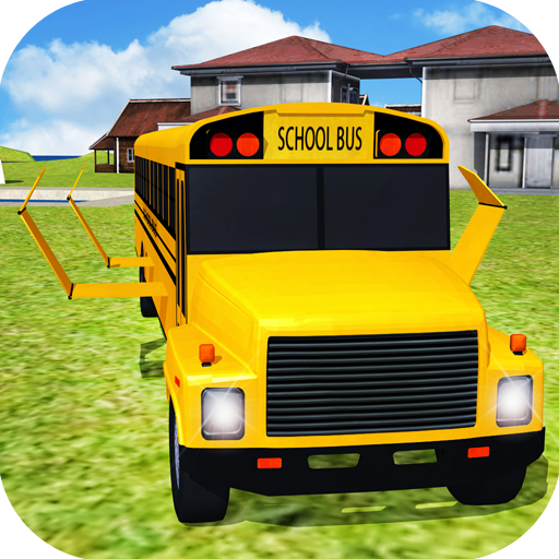 Flying School Bus simulator icon