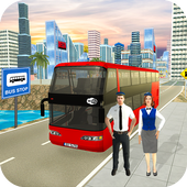 off-road dốc du lịch xe buýt người lái xe sim icon