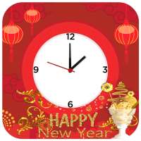 new year clock live wallpaper, new year wishes on 9Apps