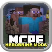 Herobrine MODS For McPe icon
