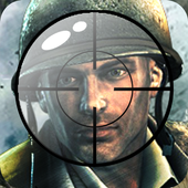 Anti-terrorist attack sniper icon