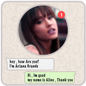 Live Chat With Ariana Grande - Prank icon