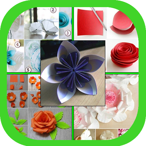 DIY Paper Flower Craft icon