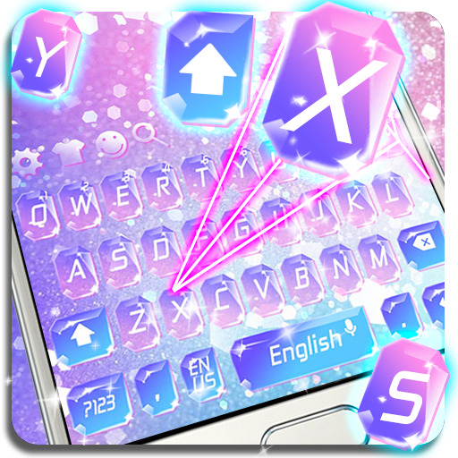 Purple Crystal Keyboard icon