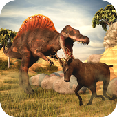 T-Rex Simulator 3D: Dino Attack Survival Game icon