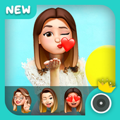 3D Emoji Face Camera - Sweet Snap Emoji Camera icon