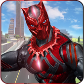 Flying Panther Superhero Grand City Crime Battle icon