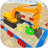 Construction Machines Parking icon