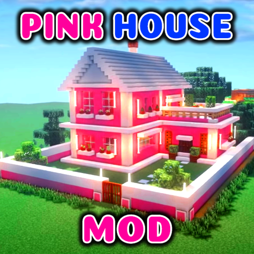 Pink House Mod Map for mcpe icon