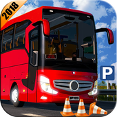 Real Coach Bus Simulator Drive City Bus Parking icon