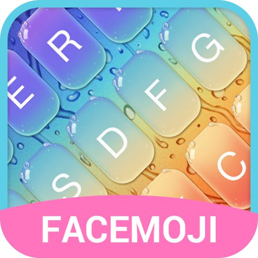 Rainbow Emoji Keyboard Theme أيقونة
