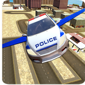 Flying Police Car Evolution icon