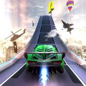 Car Stunt On Ramp icon