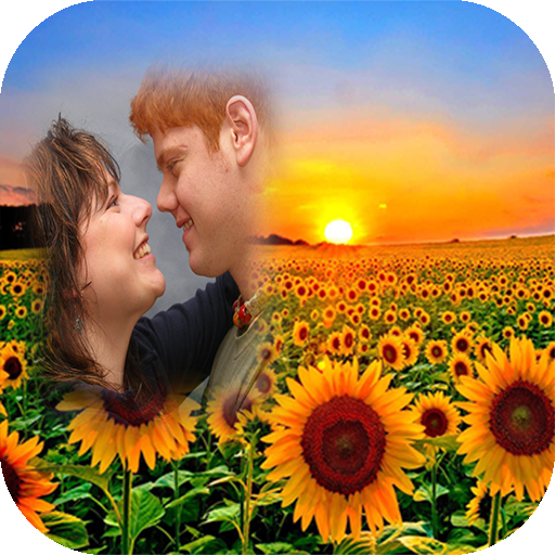 sunflower photo frames costume montage editor icon