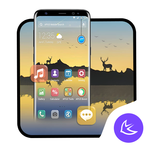 Samsung Note 8 APUS Launcher theme icon