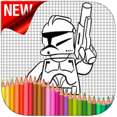 How to Draw Lego Starwars icon
