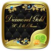 GO SMS DIAMOND GOLD THEME on 9Apps
