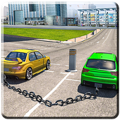 Chained Cars Impossible Tracks Stunt icon