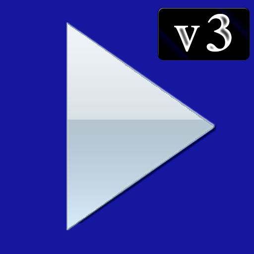 Poweramp v3 skin blue light icon