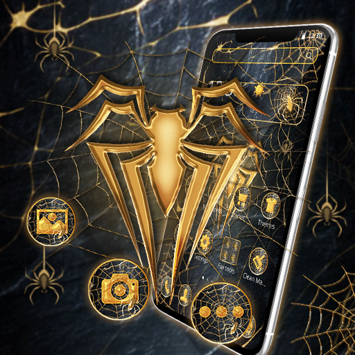 Gold Metal Amazing Spider Theme icon