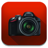 zoom camera hd quality photo icon