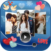 Romentic Image Video Maker With Song icon