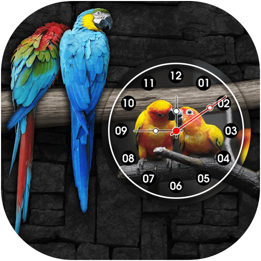Love Birds Clock Live Wallpaper - Analog Clock icon
