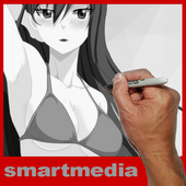how to draw sexi girl anime icon