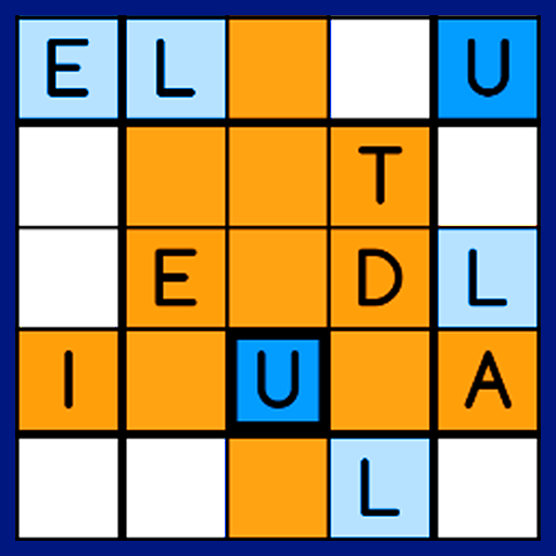 Sudoku with letters and words icon