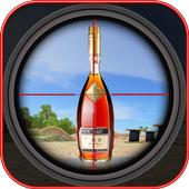 Bottle Shooting Game 3D – Expert Sniper Academy icon