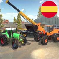 Carretilla elevadora de la grúa del excavador